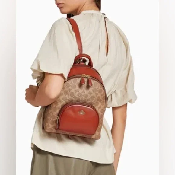 Coach | Bags | Carrie Backpack 23 In Signature Canvas | Poshmark display picture 1